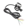 thumbnail image 1 of Control de del acelerador del pulgar de 48V con indicador de potencia, accesorios del controlador, pieza con Cable, Kit de ciclismo para Soledad Acelerador de pulgar, 1 of 6