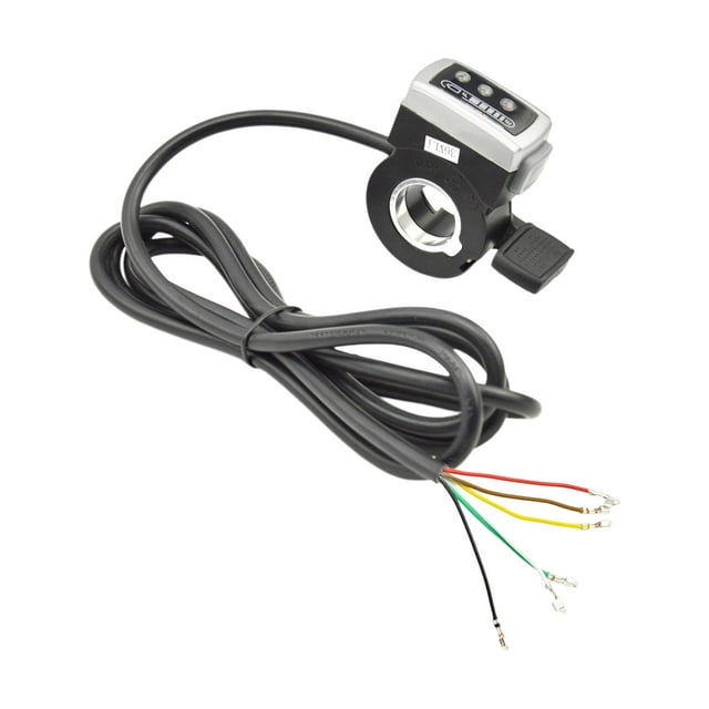 Control de del acelerador del pulgar de 48V con indicador de potencia, accesorios del controlador, pieza con Cable, Kit de ciclismo para Soledad Acelerador de pulgar