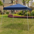 thumbnail image 2 of Kadyn Portable Folding Instant Canopy Tent, Outdoor Folding Party Tent for Wedding, Blue 8' x 8' Portable Household Waterproof Folding Tent, 2 of 7