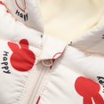 thumbnail image 5 of Usaibhir Baby Snowsuit Baby Printed Winter Clothes Hooded Warm Outfits Zipper Romper Coat Jumpsuit 0-12 Months, 5 of 9
