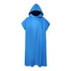 thumbnail image 1 of Poncho de microfibra Colamx para surf con capucha toalla de playa toalla de natación para piscina Azul, 1 of 8