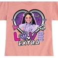 thumbnail image 3 of Barbie - Love Extra  - Girls Fitted Short Sleeve Graphic T-Shirt, 3 of 5