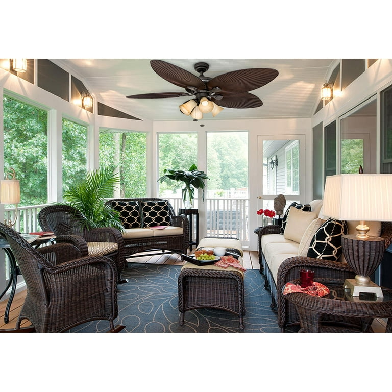 52 Honeywell Sunset Key Bronze 4-Blade Tropical Ceiling Fan W/ Reversible  Airflow – Walmart Inventory Checker – BrickSeek