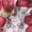 Red flower, variant on Handbags for Women Floral Print Shoulder Bag PU Leather Tote Bag Satchel Ladies Top Handle Purses