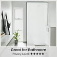 thumbnail image 4 of rabbitgoo Window Privacy Film, Non-Adhesive Frosted Glass Window Film for Bathroom, Static Cling Heat Blocking Stickers for Home Indoor Opaque Frosting Coverings House Tint, 23 x 77 inches, 4 of 9
