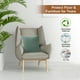 thumbnail image 5 of Funda de Cojín de Verano de 45 X 45 Cm | Funda Decorativa para Sofá, Sala de Estar, Dormitorio y Exterior | Cierre de Cremallera de Poliéster | Verde, Café, Gris, Verde Claro, Amarillo y Gris Oscuro, 5 of 7