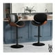 thumbnail image 4 of Set 2 Bancos LUMO para Barra de Cocina Ajustable Bar Cafeteria negro MEDIANO, 4 of 7