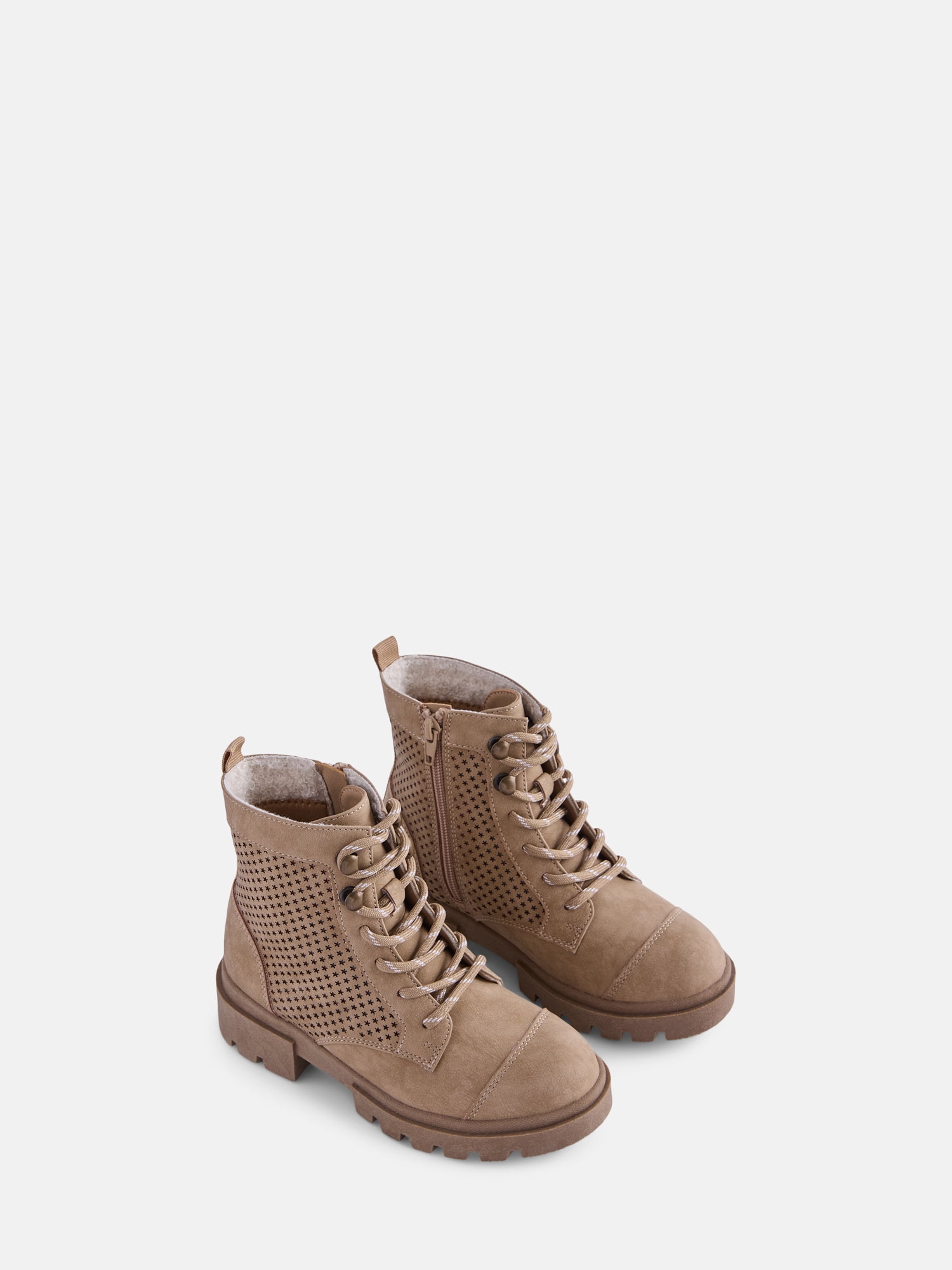 Justice Girls Perforated Combat Boots