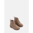 thumbnail image 3 of Justice Girls Perforated Combat Boots, 3 of 5