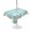 Teal Green, variant on Outdoor Tablecloth with Umbrella Hole for Patio/Picnic/Party/Camping, Beach Coastal Waterproof Table Cloth Round Cover Washable, Summer Coral Starfish Nautical Ocean (Dia 54")