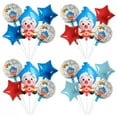 thumbnail image 2 of 5Pcs Cartoon Clown Balloons Set Plim Air Globos Children Birthday Party Home Decorations Kids Toys Gifts Baby Shower Supplies, 2 of 5