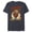 Navy Heather, variant on Guardians of the Galaxy Volume 3 Cosmo the Space Dog - Short Sleeve Blended T-Shirt for Adults - Customized-Purple