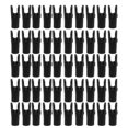 thumbnail image 1 of 50 piezas de culatín de flecha para tiro con arco, inserto de pasador, colas de eje, accesorio de bricolaje para caza y tiro, color negro S, 1 of 9