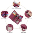 thumbnail image 3 of Portefeuille Court Protection RFID pour Femmes - Portefeuille Doux Confortable Mignon avec Beaucoup de Fentes pour Cartes (Rose), 3 of 6
