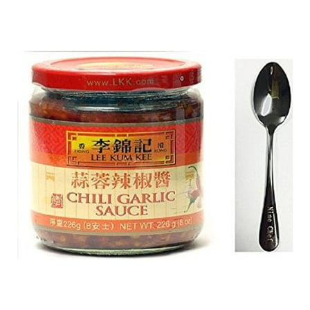 NineChef Bundle - Lee Kum Kee Chili Garlic Sauce 8oz(12 Bottle)   1 NineChef Brand ChopStick