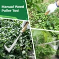 2 Pack Weed Puller Tool Garden Weed Removal Tool Manual Weed Remover