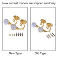 thumbnail image 4 of Curtain Tiebacks,  Curtain Holdback Creatively Designed Wall Hooks Delicate And Vintage Looking With Iron And Artificial  For Home Room, 4 of 6