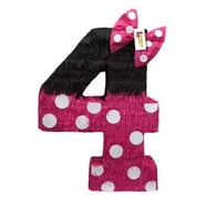 APINATA4U 20'' Tall Red Number Four Racing Theme Piñata - Walmart.com