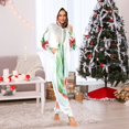 thumbnail image 6 of IAUYY Unisex Adult Onesie Pajamas Ultra-Soft Crystal-Soft Fabric, Halloween Adult Onesie Pajamas Adults,With a Zipper Plus Size Onesie Pajamas, Red Party Hat, 6 of 7