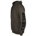 thumbnail image 2 of Big Bill BBH23 Canadian Made Duraflex Softshell Hoody-Brown-Regular-3XL, 2 of 2