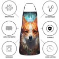 thumbnail image 6 of Sikiie Cartoon Pattern Corgi Aprons for Kitchen Cooking Aprons, Chef Apron for Men Women Chef, 6 of 7