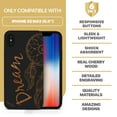thumbnail image 7 of Case Yard Wooden Case for iPhone-XS-Max Soft TPU Silicone cover Slim Fit Shockproof Wood Protective Phone Cover for Girls Boys Men and Women Supports Wireless Charging Half Dream DC Design, 7 of 7