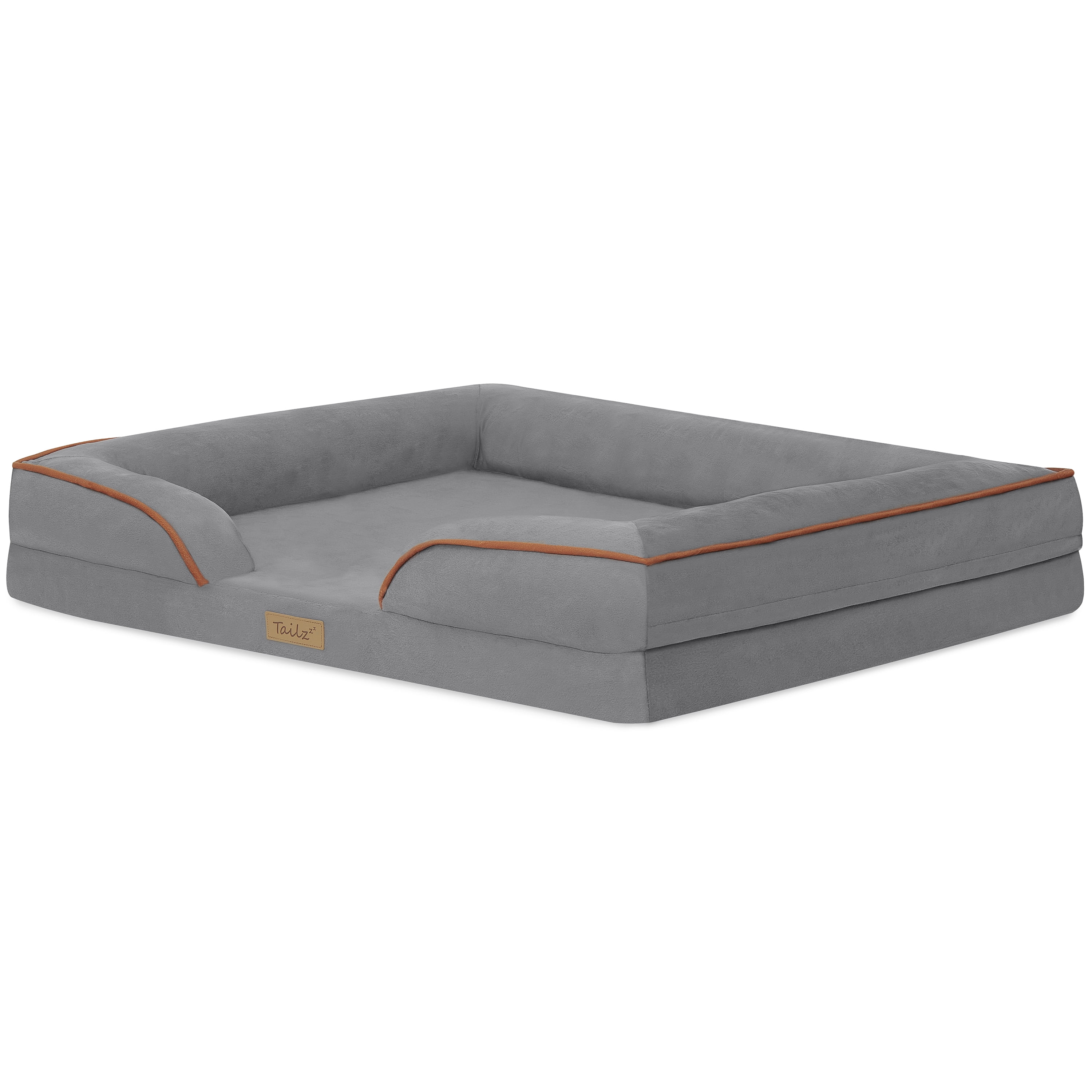 TailZzz Snuggle Pet Mattress | Large to Extra Large 2-in-1 Cool Gel Infused Dog Mattress