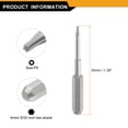 thumbnail image 2 of Uxcell 5pcs P5 Punta de destornillador de cinco lados Bit 5/32" Hex Shank 35mm/1.38 Longitud Magnética Cabeza de 5 Puntos Hex Bits Broca de destornillador de acero S2, 2 of 7