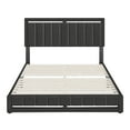 thumbnail image 4 of Boyd Sleep Senata Upholstered Linen Platform Bed Blue Queen, 4 of 5