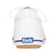 thumbnail image 4 of Sneaker Keds Courty Core con cordones para mujer, piel blanca, 4 of 6
