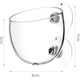 thumbnail image 3 of Paquete de 1 maceta de cristal para acuario Accesorios para soporte de plantas acuáticas, 3 of 4