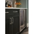 thumbnail image 3 of Amerock Lintel 5-1/16 inch (128mm) Center-to-Center Satin Nickel Cabinet Pull, 3 of 7