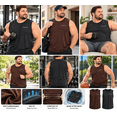 thumbnail image 2 of Men’s BIG and TALL 2 Pack Active Gym Sleeveless Shirts Crew Neck Muscle Tank Top, 2 of 4
