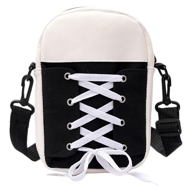 EeaseMX 1 bolso cruzado creativo de lona estilo coreano chic para chica
