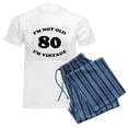 thumbnail image 6 of CafePress - 80Th Funny Birthday Men's Light Pajamas - Men's Light Loose Fit Cotton Pajama Set, 6 of 7
