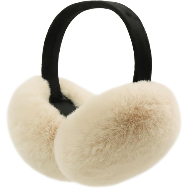 LinYooLi Cache-Oreilles d'Hiver en Fausse Fourrure Chauds Mignons Pliables pour Femmes Filles