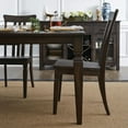 thumbnail image 2 of A-America Kingston Slatback Dining Side Chair in Dark Brown and Gray (Set of 2), 2 of 6