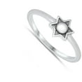 thumbnail image 4 of Simple High Polish Minimalist Sun Sterling Silver Ring 925 Jewelry Female Male Unisex Size 7, 4 of 4