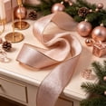 thumbnail image 4 of WWG Cloth Ribbon, Flexible Pliable Holiday Ribbon, Sturdy Long Lasting, Effortless to Cut, Decorative for Gift Boxes, Wreaths, Fences, Christmas, Home, Party, Gift Packaging, Includes 1 Roll, 4 of 6