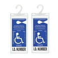 thumbnail image 2 of 4/2pcs Handicap Placard Holder for Auto, Ultra Transparent Handicapped Placard Holder, Disabled Parking Permit Holder, Handicap Parking Placard Holder Sign Holder with Large Hanger, 2 of 7