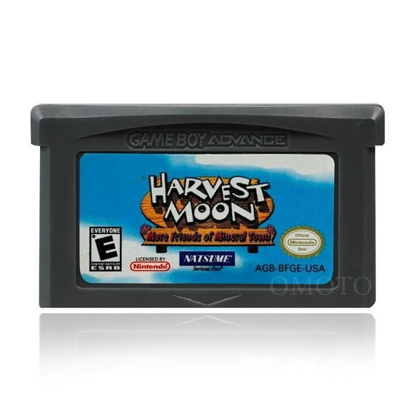 Harvest Moon: More Friends of Mineral Town Games Cartridge Card for GBA/GBASP/NDS/IDS/NDSL/IDSL, US Version