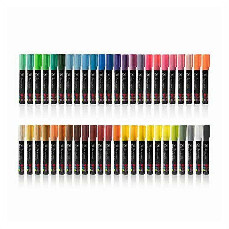 DEFSMA510V4WT Liquid Chalk Marker Set by SecurIT®