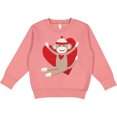 thumbnail image 2 of Inktastic Hug Sock Monkey Toddler Sweatshirt, 2 of 4