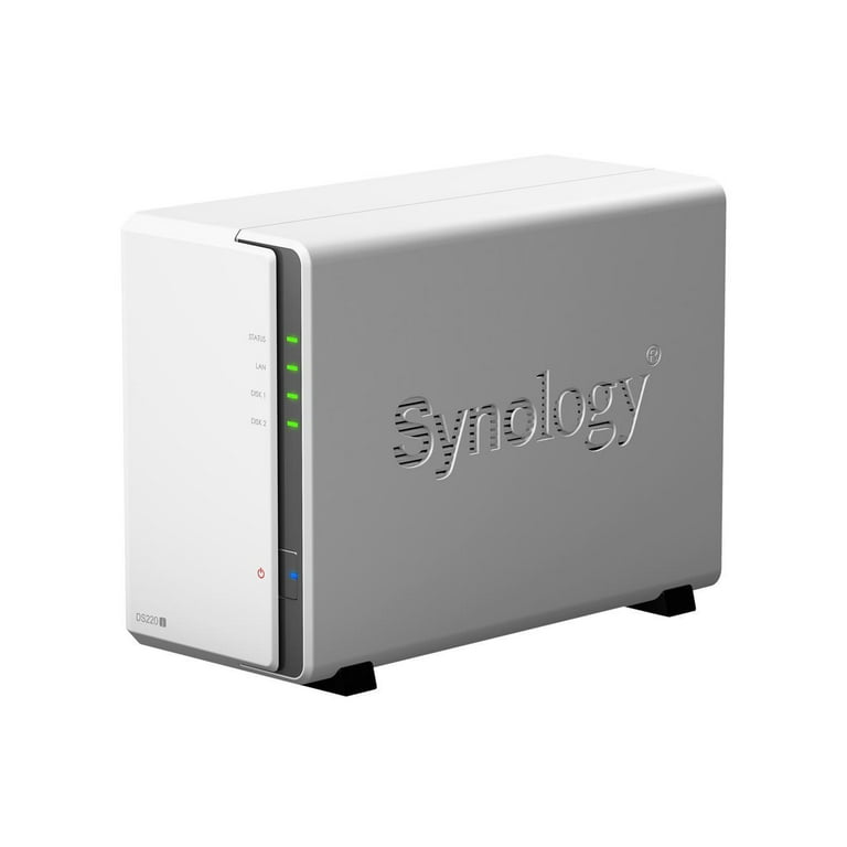 Synology 2 Bay Desktop NAS DiskStation DS220j (Diskless) - Walmart.com