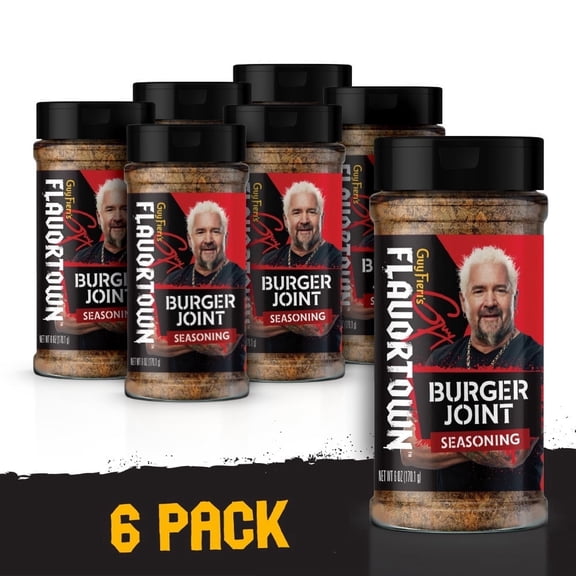 (6 pack) Flavortown Burger Joint Seasoning, 6 oz