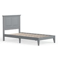thumbnail image 4 of Cottage Style Solid Wood Platform Bed in Twin - Ultimate Grey, 4 of 10