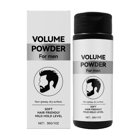 HWRETIE Volume Powder for Men,Instant Texture and Strong Hold,Natural Lightweight Styling Powder 40g