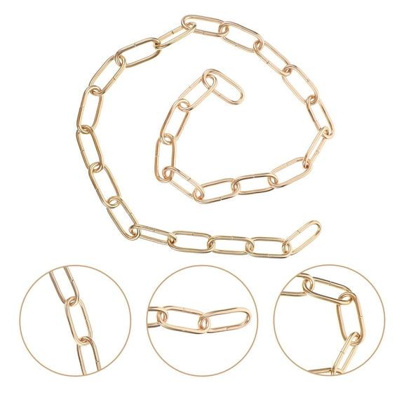 YSNOOWE Light Fixture Chain Golden 1Pc 39.4X0.8X0.02In