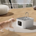 thumbnail image 4 of REDSASA Dispensador de agua para mascotas, Comedero para gatos Acero con sensor inteligente, capacidad de 4,5 l y, 4 of 5