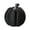 Black, variant on 4.3inch Halloween Imitation Rattan Pumpkin Figurine, Handwoven Decorative Ornament, Rustic Fall Display for Desktop Mantel Home Decor